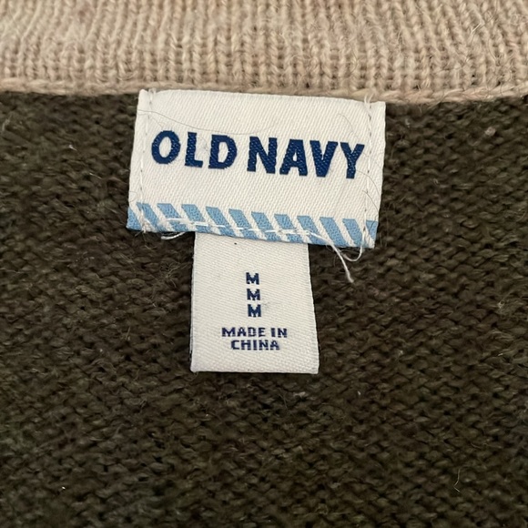 Old Navy Sz M Grandpa Sweater - Picture 3 of 6